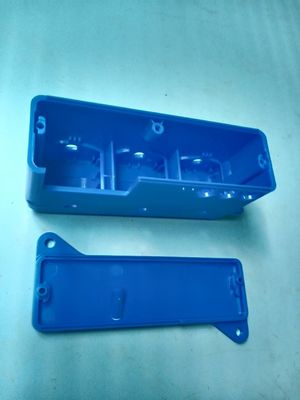 Hoge precisieinjectie het vormen voor het plastic de douane van de delen blauwe kleur plastic bewerken
