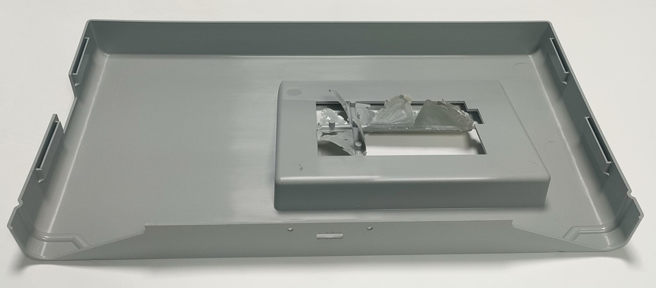 OEM Rapid Prototype Plastic Case Injection Molding ABS Material STEP Verfoppervlak