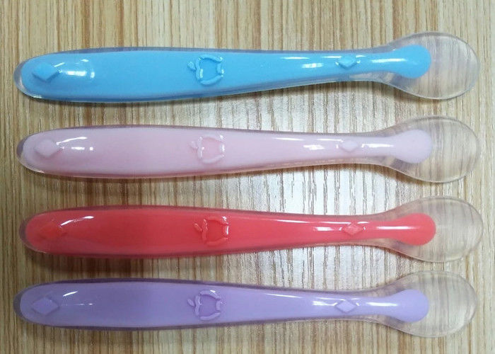 Kleine Lange het Handvatlepel van lepellogo custom silicone kitchen spoon